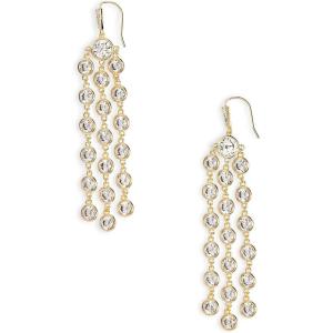 Kendra Scott Daya Statement Earrings, Fashion Jewelry for Women(GOLD METAL – WHITE CUBIC ZIRCONIA)