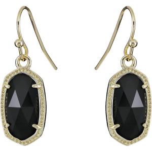 Kendra Scott Lee Drop Earrings for Women(Gold/Black)