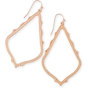 Kendra Scott Sophee Drop Earrings for Women(ROSE GOLD – ROSE GOLD METAL)