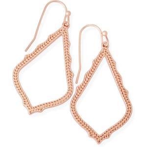 Kendra Scott Sophia Drop Earrings for Women(ROSE GOLD – ROSE GOLD METAL)