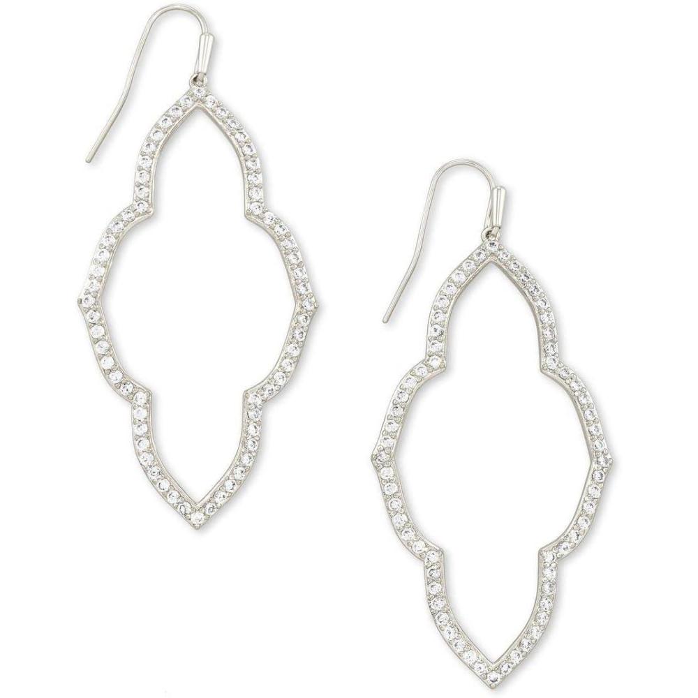 imageKendra Scott Abbie Open Frame Earrings Fashion Jewelry for WomenRHODIUM