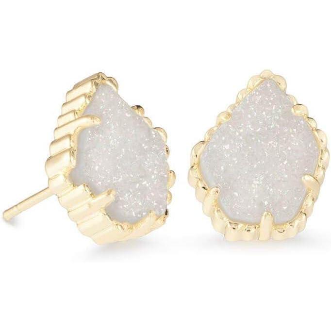 imageKendra Scott Tessa Stud Earrings for Women Fashion JewelryGOLD IRIDESCENT DRUSY