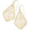 Kendra Scott Addie Drop Earrings for Women in Filigree, Fashion Jewelry(GOLD-PLATED)