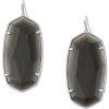 Kendra Scott Danielle Statement Earrings for Women, Fashion Jewelry(Rhodium Black Cats Eye)