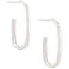Kendra Scott Ellen Hoop Earrings for Women, Fashion Jewelry(RHODIUM)