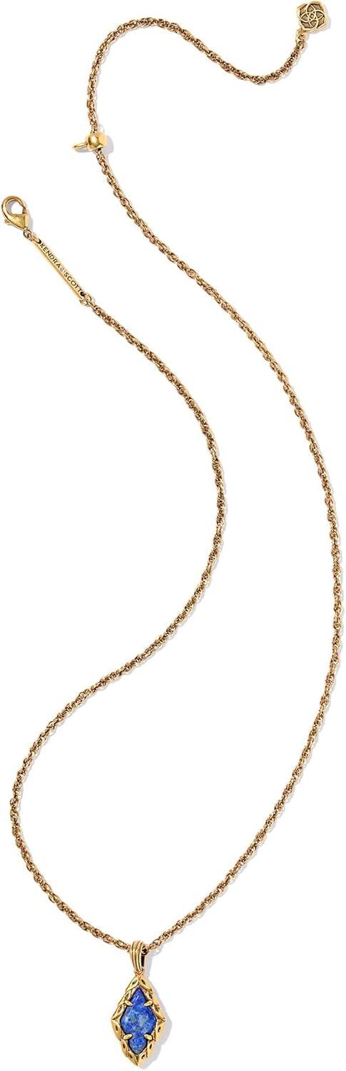 imageKendra Scott Adeline Short Pendant Necklace Fashion Jewelry for WomenBLUE LAPIS