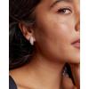 Kendra Scott Bella Hoop Earrings, Fashion Jewelry for Women(RHODIUM – WHITE CZ)
