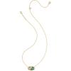 Kendra Scott Elisa Bow Short Pendant Necklace, Fashion Jewelry for Women(GOLD – PINE ILLUSION)