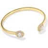 GOLD - WHITE CZ