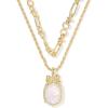 GOLD - IRIDESCENT CRYSTAL IVORY ILLUSION