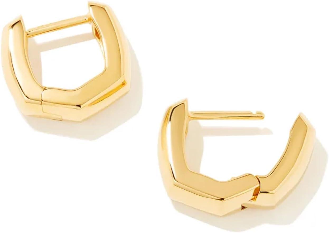 imageKendra Scott Davie Wide Huggie Earring 18k Gold Vermeil