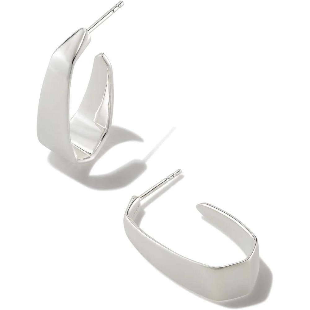 imageKendra Scott Cadence Hoop Earring Sterling Silver
