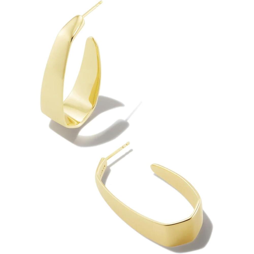 imageKendra Scott Cadence Large Hoop Earring 18k Gold Vermeil