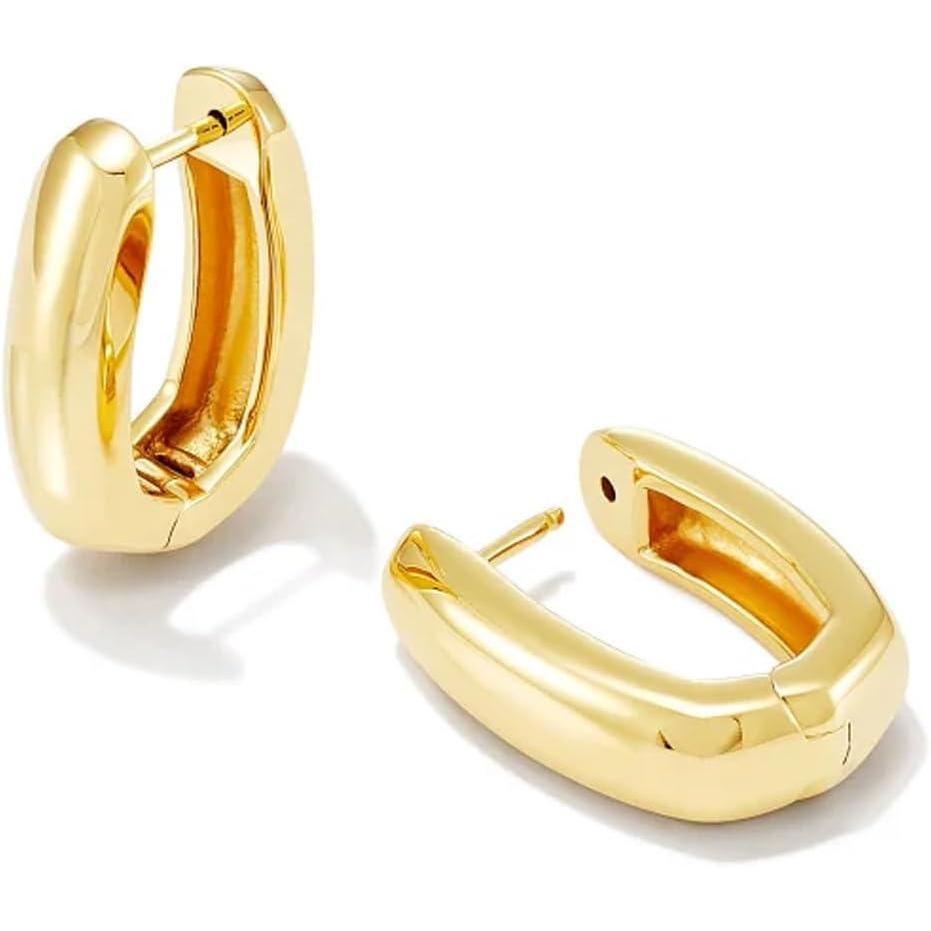 imageKendra Scott Ellen Wide Huggie Earrings18K GOLD VERMEIL