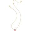 Kendra Scott Tatum Short Pendant Necklace, Fashion Jewelry for Women(GOLD – PINK MIX)