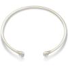 Kendra Scott Grayson Crystal Cuff Bracelet, Fashion Jewelry for Women(RHODIUM – WHITE CUBIC ZIRCONIA)