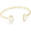 Kendra Scott Elton Bracelet in 14k Gold-Plated Brass, Fashion Jewelry for Women, White Opal