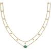 Kendra Scott Emilie Crystal Multi Strand Necklace, Fashion Jewelry for Women(EMERALD DRUSY)
